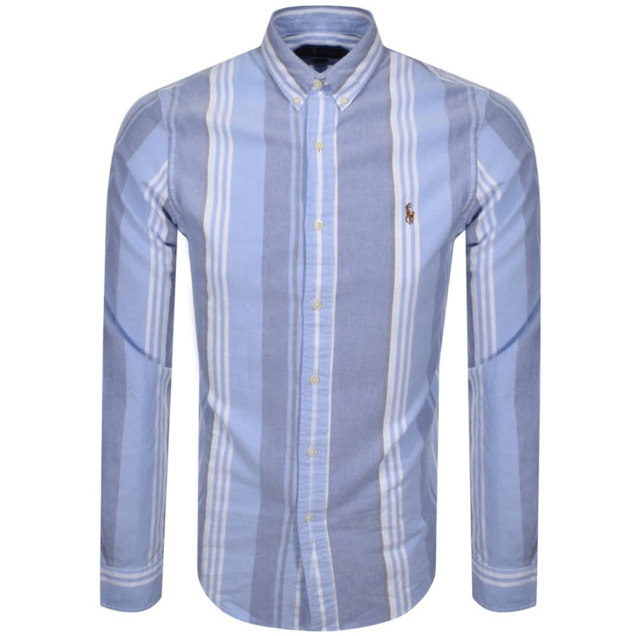 Alternative Image for ProductRalph Lauren Slim Fit Oxford Shirt Blue1